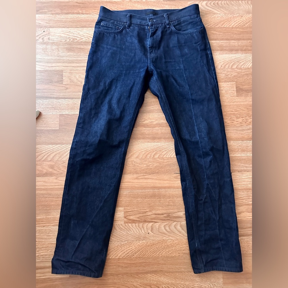 HELMUT LANG DENIM STRAIGHT LEG Blue JEANS ( MENS 33 x 32 )